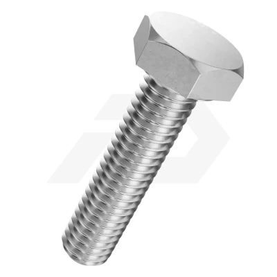 Afbeelding van Zeskant Tap bout M6x16 RVS A2 100 stuks Din 933 tapbout