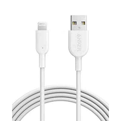 Afbeelding van Anker iPhone oplaadkabel Powerline II kabel 1,8 m Lightning kabel, [MFi gecertificeerd] voor XS/XS Max/XR/iPhone X / 8/8 Plus 7/7 6s 6/6 5S 5 iPad Pro (wit)