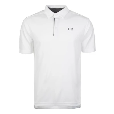 Afbeelding van Under Armour TECH Poloshirt, Heren, Maat: XL, White/graphite