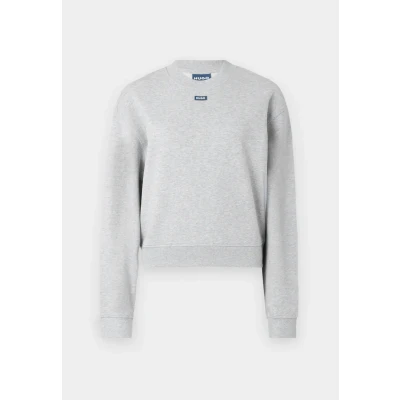 Afbeelding van HUGO Delessa Sweater, Dames, Maat: Large, Open grey