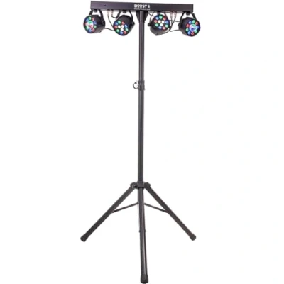 Afbeelding van Boost LIGHT120 Portique 4 ParLED, waarvan 2 via RGBW door ASTRO DMX 18 Prog zakken afstandsbediening