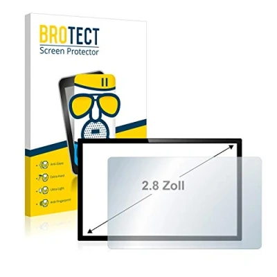 Afbeelding van BROTECT 2.8&quot; Glas Screen Protector Mat voor Touch Panel PC&#039;s met 2.8 inch Display (7.1 cm) [44 mm x 58.2 mm, 4:3] Schermbeschermer
