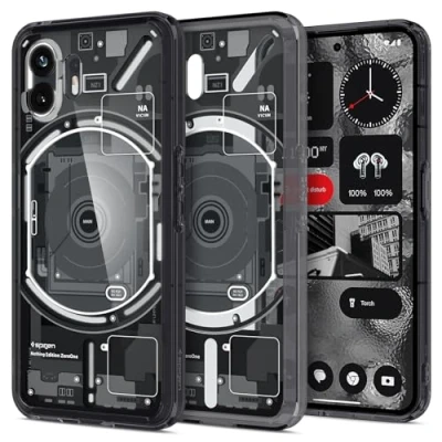 Afbeelding van Spigen Ultra Hybrid Case Compatibel met Nothing Phone (2) hoesje ZeroOne