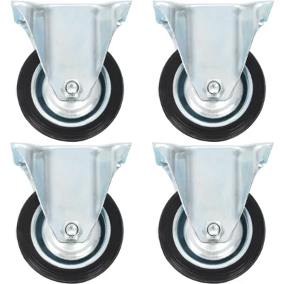 Afbeelding van Vaste wielen 4 st 75 mm