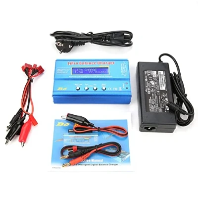 Afbeelding van FTVOGUE B6 80W digitale LCD Balance oplader ontlader parallelle voor LLiPo NiMH RC batterij (EUstekker)