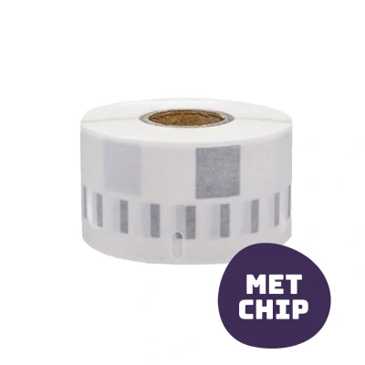 Afbeelding van Geschikt Dymo 99013 / S0722410 compatible Labelwriter 550 labels, 89 mm x 36 Alleeninkt