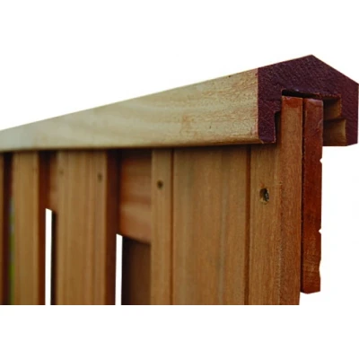 Afbeelding van Intergard Afdeklatten schutting tuinscherm hardhout 180cm
