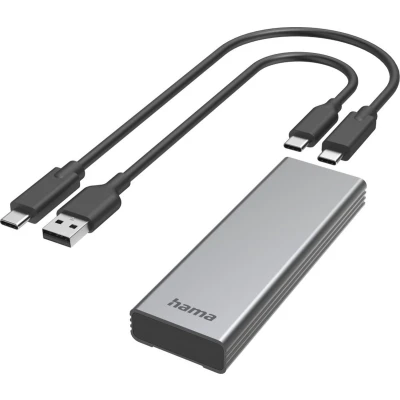 Afbeelding van Hama Usb Behuizing Voor Harde Schijf M.2 Sata En Nvme Ssd Schijven