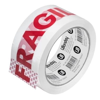 Afbeelding van WONDAY Zelfklevende rol Fragile, 50 mm x 66 m