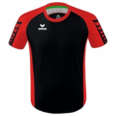 Afbeelding van Six Wings shirt zwart/rood / 128