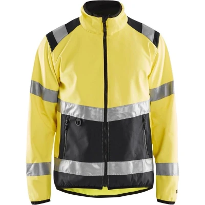 Afbeelding van Blåkläder 4877 2516 Softshell jack High Vis Geel/Zwart maat L