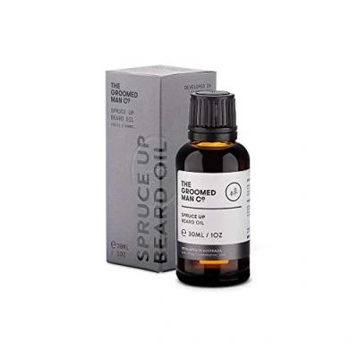 Afbeelding van The Groomed Man Co. Spruce Up Beard Oil Premium Baardolie Stimuleert Baardgroei Baard Verzorging Mannen Olie Geur Spar/Dennenbomen 30ML