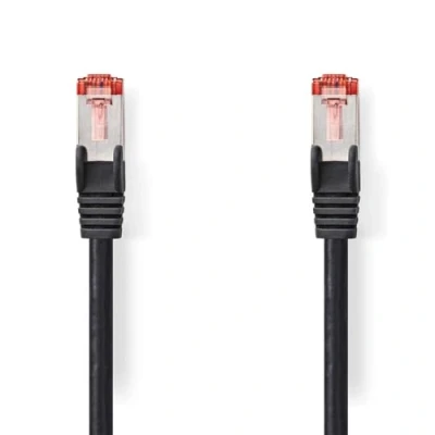 Afbeelding van CAT6 kabel RJ45 Male S/FTP 7.50 m Rond LSZH Zwart Nedis