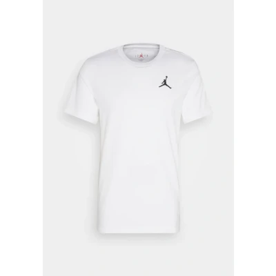Afbeelding van Jordan Jumpman CREW Tshirt basic, Heren, Maat: Small, White/black
