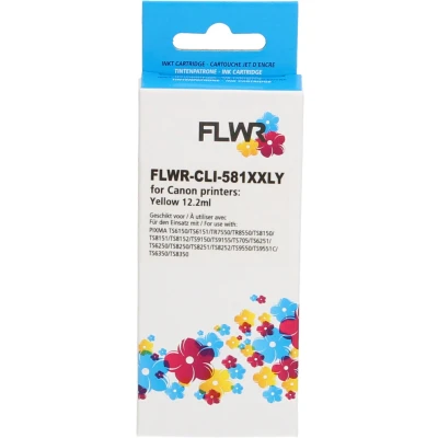 Afbeelding van FLWR Inktcartridge / CLI 581XXL Geel Geschikt voor Canon