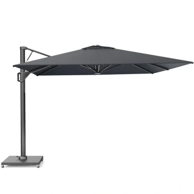 Afbeelding van Platinum zweefparasol Beaufort premium 320x320 antraciet frame Faded zwart doek