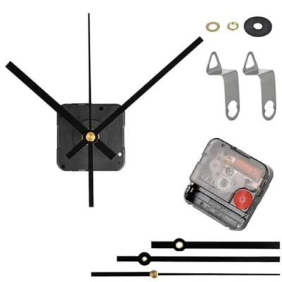 Afbeelding van QLOUNI Ultra Silent Quartz Klok Beweging, Mechanismen met Handen Batterij Aangedreven, Wandklok Mechanisme Motor Vervanging DIY Reparatie Onderdelen