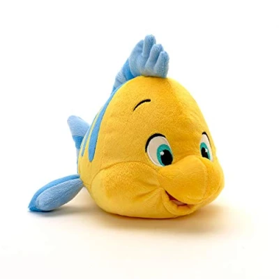 Afbeelding van Disney Store Officiële speelgoedknuffel Bot, van de kleine Zeemeermin, pluche knuffelpop, wollige vis met geborduurde details, geschikt voor kinderen vanaf 0 jaar