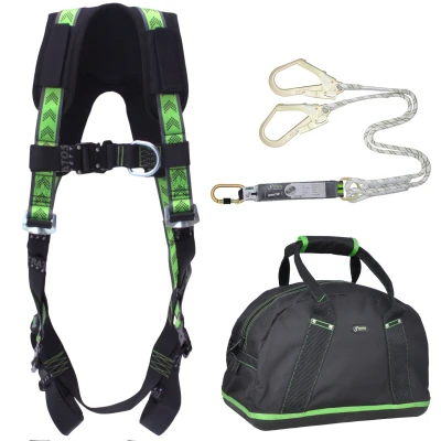 Afbeelding van Kratos Valbeveiliging Harnas Complete Set Standaard Plus 2x Haak L XXL