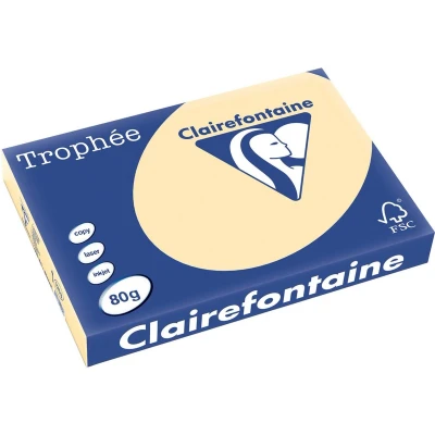 Afbeelding van Clairefontaine Trophée Pastel, gekleurd papier, A3, 80 g, 500 vel, gems papier