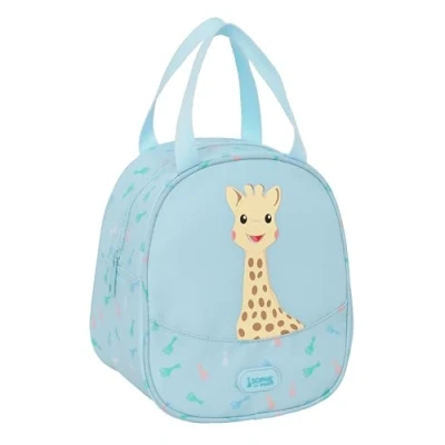 Afbeelding van Thermische Snacktas Sophie la Girafe Blauw 19 x 22 14 cm