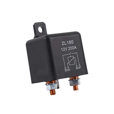 Afbeelding van VOBOR schakelrelais 12 V 200 A high performance split charge voor auto boot ampère 4 terminals