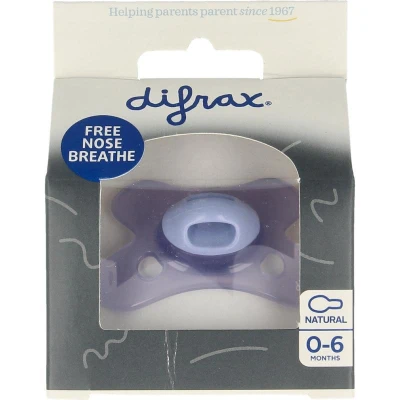 Afbeelding van Difrax Fopspeen Natural &amp; Pure 0/6 Maanden Lavender