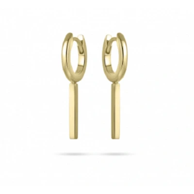 Afbeelding van Schitterende Zilveren 14K Gold Plated Oorringen Oorbellen Goud Klapoorbellen Jonline