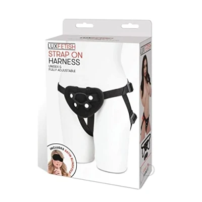 Afbeelding van Lux Fetish Strap On harnas Neoprene Zwart