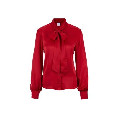 Afbeelding van Madeleine MIT Schluppe Overhemdblouse, Dames, Maat: 38, Red