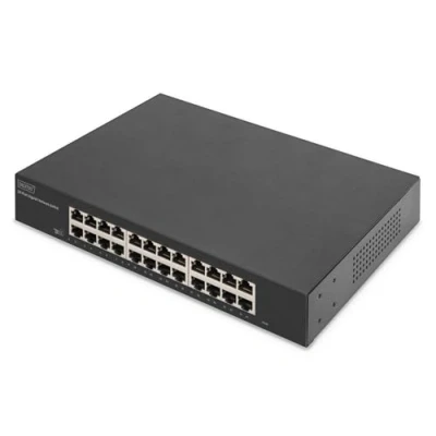 Afbeelding van Digitus DN 80113 2 netwerk switch Unmanaged Gigabit Ethernet (10/100/1000) Zwart