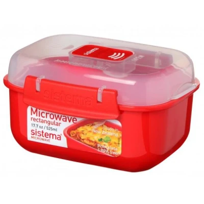 Afbeelding van Sistema Container Kleine Magnetronbrander 525ml Rood