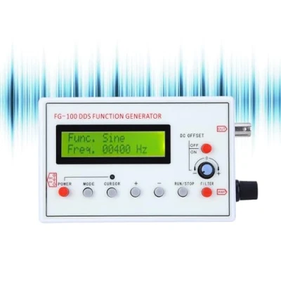 Afbeelding van Eujgoov FG ‑ 100 Functiegenerator DDS Signaalgenerator Teller, 1HZ 500 KHz Functionele Frequentiemeter Signaalbron Module Frequentieteller, Sinusgenerator