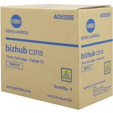 Afbeelding van Konica Minolta A0X5255 (TNP 51Y) Toner Geel