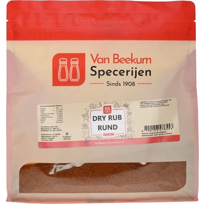 Afbeelding van Van Beekum Specerijen Dry Rub Rund 1 kilo (hersluitbare stazak)
