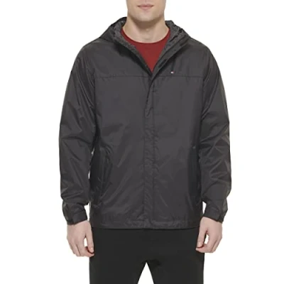 Afbeelding van Tommy Hilfiger Heren Classic Zip Front Polar Fleece Jacket (normale en grote lange maten) (, Zwart, XL