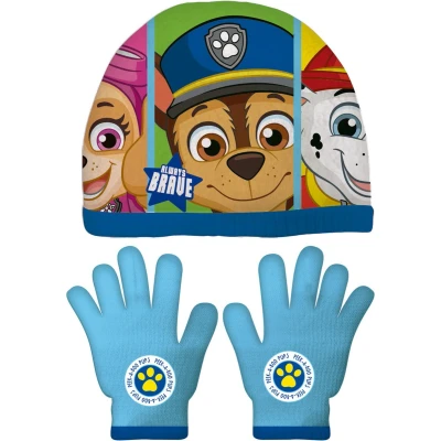 Afbeelding van Nickelodeon Winterset Paw Patrol Jongens Katoen Blauw 2 delig One size