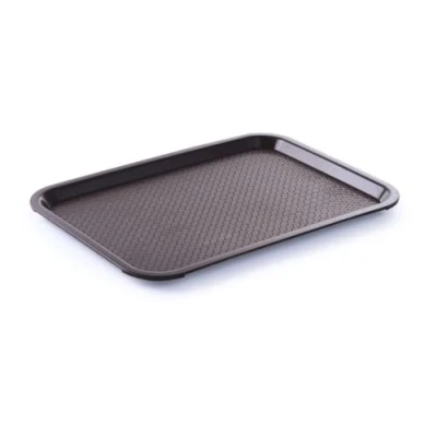 Afbeelding van HENDI Fastfood dienblad, medium, temperatuurbestendig tot 80 C, 305x415x(H)20mm, polypropyleen, bruin