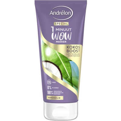 Afbeelding van Andrelon Kokos Boost Masker 180ML