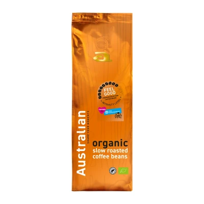 Afbeelding van 25% korting met code Australian koffiebonen Feel Good (Organic) 1 stuk 750 g
