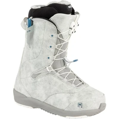 Afbeelding van Nitro Crown TLS Lichte snowboardboot met snelsluitsysteem Allround Freestyle Freeride Softboot, Grey, MP 25.0 // EU 38 2/3 US WMN 7,5