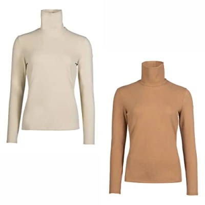 Afbeelding van HKM Turtleneck Soft Baselayer Marrakesh maat M vanille
