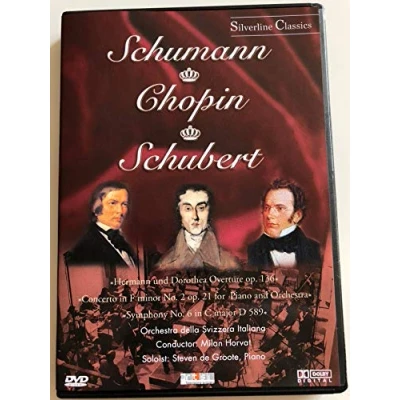 Afbeelding van Schumann, Hermann und Dorothea Overture op.136; Chopin, Piano Concerto No.2 op.21 Schubert, Symphony No.6