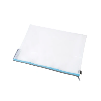 Afbeelding van Exacompta Ref. 34160E 1 zakje met ritssluiting Gemaakt van zacht en duurzaam polypro voor het opbergen benodigdheden, beauty accessoires A3 formaat 5 willekeurige kleuren