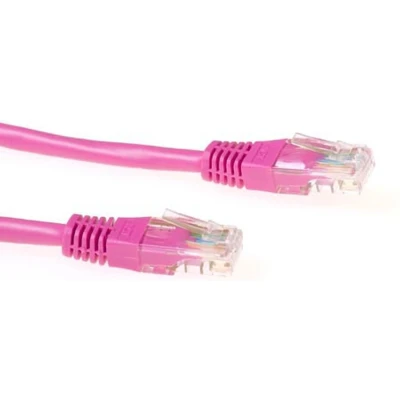 Afbeelding van ACT IB4807 U/UTP CAT5E Patchkabel Roze 7 meter