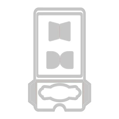 Afbeelding van Sizzix Thinlits Eileen Hull, 666151, stanssjablonen van metaal voor het maken kaarten, scrapbooking, papierhandwerk en meer, verpakking 5, wit, één maat