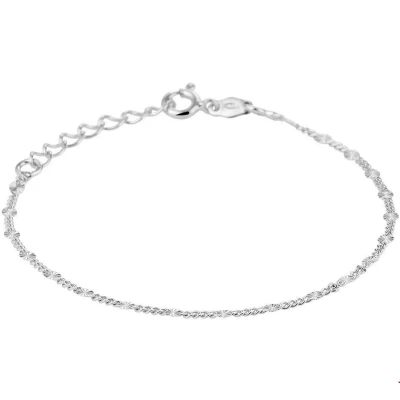 Afbeelding van Armband Zilver 2,3 mm x 13 19 cm lang