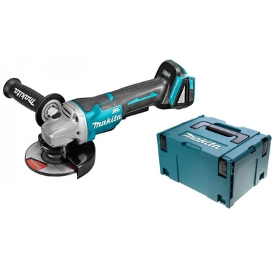 Afbeelding van Makita DGA508ZJ 18V Li ion accu haakse slijper body in Mbox 125mm koolborstelloos