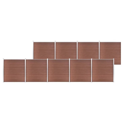 Afbeelding van Schutting 1564x186 cm HKC bruin