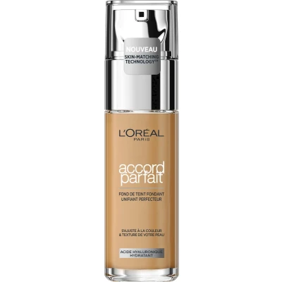 Afbeelding van L’Oréal Paris Accord Parfait Foundation 3N Natuurlijk Dekkende met Hyaluronzuur en SPF 16 30 ml